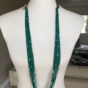New Auth Chan Luu Multi Strand Seed Bead Necklace